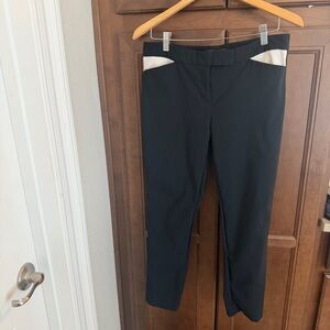 The Limited Black and Cream Ankle Pants